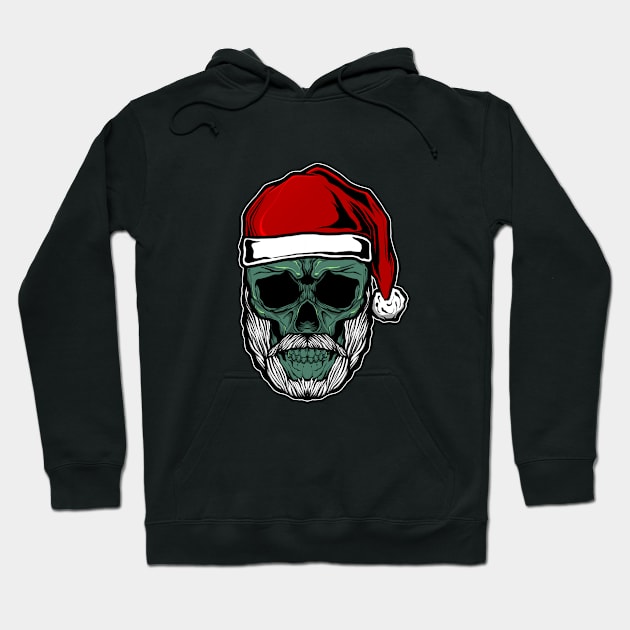 Skull Xmas Hoodie by jjsealion